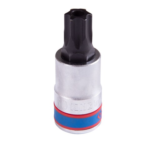 Насадка (бита) торцевая 1/2", Torx, T60, L = 60 мм, с отверстием KING TONY 402760 Насадка (бита) торцевая 1/2", Torx, T60, L = 60 мм, с отверстием KING TONY 402760