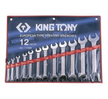 Набор рожковых ключей, 6-32 мм, 12 предметов KING TONY 1112MR Набор рожковых ключей, 6-32 мм, 12 предметов KING TONY 1112MR