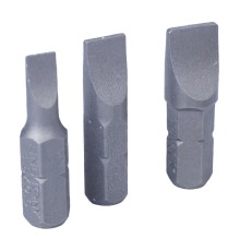 Набор вставок (бит) 1/4", шлицевые, 4,5х0,6, 6,5х1,2, 8,0х1,2, 3 предмета KING TONY 1003LQ Набор вставок (бит) 1/4", шлицевые, 4,5х0,6, 6,5х1,2, 8,0х1,2, 3 предмета KING TONY 1003LQ
