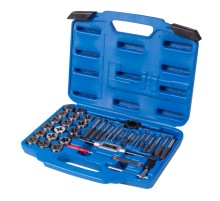 Набор метчиков и плашек SK5 M3-M12, кейс, 39 предметов KING TONY 12939MQ1