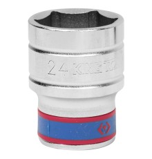 Головка торцевая стандартная шестигранная 1/2", 24 мм KING TONY 433524M
