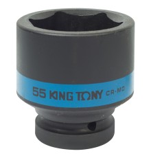 Головка торцевая ударная шестигранная 1", 55 мм KING TONY 853555M