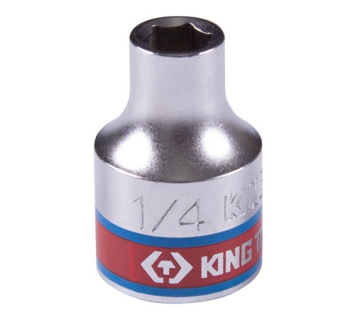 Головка торцевая стандартная шестигранная 3/8", 1/4", дюймовая KING TONY 333508S Головка торцевая стандартная шестигранная 3/8", 1/4", дюймовая KING TONY 333508S