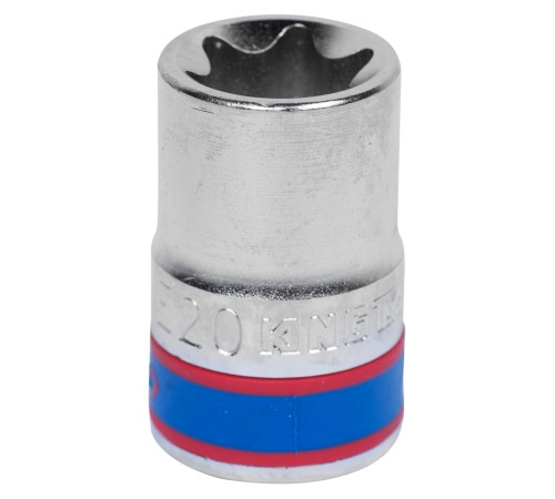Головка торцевая TORX Е-стандарт 1/2", E20, L = 39 мм KING TONY 437520M Головка торцевая TORX Е-стандарт 1/2", E20, L = 39 мм KING TONY 437520M