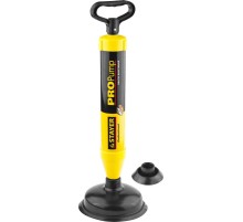 STAYER PROPump, d 70, 160 мм, вакуумный вантуз с двумя адаптерами, Professional (51925) STAYER PROPump, d 70, 160 мм, вакуумный вантуз с двумя адаптерами, Professional (51925)