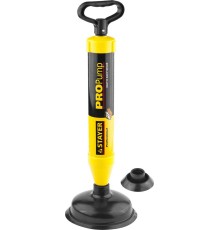 STAYER PROPump, d 70, 160 мм, вакуумный вантуз с двумя адаптерами, Professional (51925) STAYER PROPump, d 70, 160 мм, вакуумный вантуз с двумя адаптерами, Professional (51925)