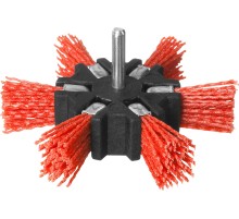 ЗУБР 100 мм, нейлоновая проволока, щетка дисковая для дрели, Профессионал (35163-100)