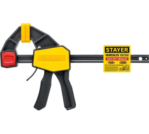 STAYER Hercules, 150/330 мм, пистолетная струбцина, Professional (32242-15) STAYER Hercules, 150/330 мм, пистолетная струбцина, Professional (32242-15)