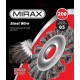 MIRAX Ø 200 мм, щетка-крацовка дисковая для УШМ 35140-200