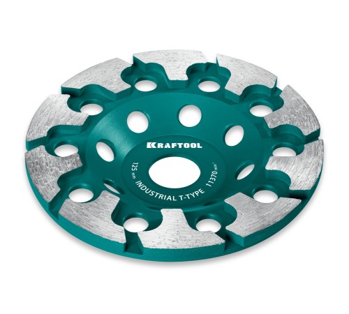 KRAFTOOL T-Type d 125 мм, сегментная алмазная чашка, INDUSTRIAL (33446-125) KRAFTOOL T-Type d 125 мм, сегментная алмазная чашка, INDUSTRIAL (33446-125)