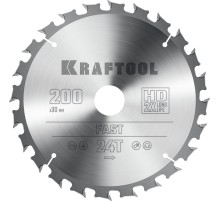 KRAFTOOL Fast, 200 х 30 мм, 24Т, пильный диск по дереву (36950-200-30) KRAFTOOL Fast, 200 х 30 мм, 24Т, пильный диск по дереву (36950-200-30)