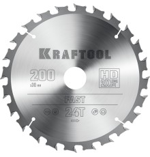 KRAFTOOL Fast, 200 х 30 мм, 24Т, пильный диск по дереву (36950-200-30) KRAFTOOL Fast, 200 х 30 мм, 24Т, пильный диск по дереву (36950-200-30)