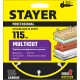 STAYER Ø 115 мм, отрезной диск для УШМ 36860-115
