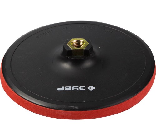 ЗУБР Ø 180 мм, М14, на липучке, мягкая, тарелка опорная для УШМ 35782-180