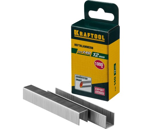 KRAFTOOL скобы тип 140, 12 мм, скобы супертвердые 31680-12 KRAFTOOL скобы тип 140, 12 мм, скобы супертвердые 31680-12