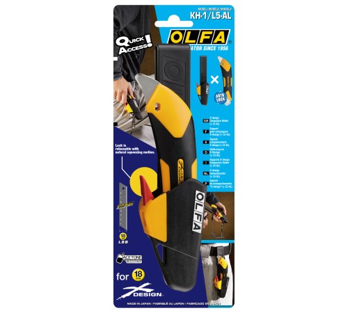 OLFA Cutter Knife holder держатель в комплекте с ножом (OL-KH-1/L5-AL) OLFA Cutter Knife holder держатель в комплекте с ножом (OL-KH-1/L5-AL)