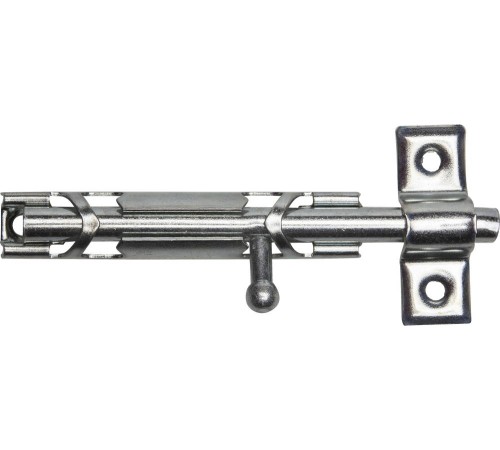 80 мм, цвет белый цинк, шпингалет накладной стальной 3Т-12 37735-80