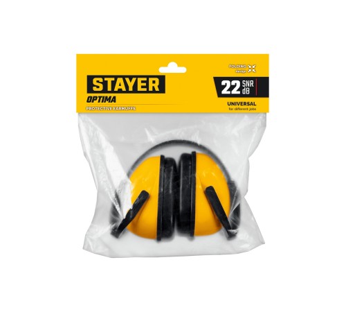 STAYER OPTIMA, защита до 102 дБ, защитные наушники (11181) STAYER OPTIMA, защита до 102 дБ, защитные наушники (11181)