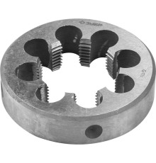 ЗУБР G 1 1/2″, сталь 9ХС, Плашка трубная круглая ручная (4-28032-3/2)