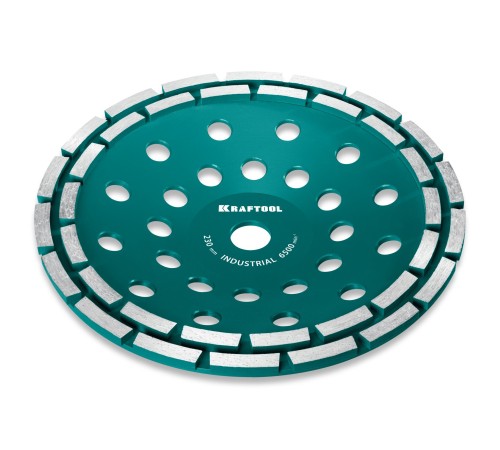 KRAFTOOL Double d 230 мм, двухрядная алмазная чашка, INDUSTRIAL (33369-230) KRAFTOOL Double d 230 мм, двухрядная алмазная чашка, INDUSTRIAL (33369-230)