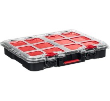 KETER STACKNROLL, 525 х 345 х 147 мм, (21″), пластиковый ящик-органайзер с 10 регулируемыми ячейками (38399)