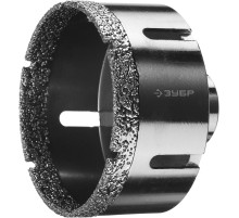 ЗУБР АВК, d 83 мм, (М14, 15 мм кромка), вакуумная алмазная коронка, Профессионал (29865-83)