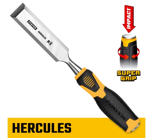 STAYER 18 мм, с двухкомпонентной ручкой, стамеска 18205-18_z01