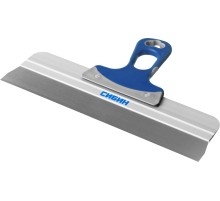 СИБИН 350 мм, усиленный, алюминиевая направляющая, 2к ручка, нержавеющий, фасадный шпатель (10085-35)