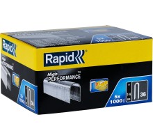 RAPID тонкие, тип 36, 14 мм, 5000 шт, супертвердые профессиональные скобы (11886910) RAPID тонкие, тип 36, 14 мм, 5000 шт, супертвердые профессиональные скобы (11886910)