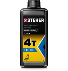 STEHER 4Т-30, 1 л, минеральное масло для 4-тактных двигателей (76011-1)