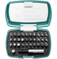 KRAFTOOL Grand-32, с магнитным адаптером 32 шт, набор бит (26083-H32) KRAFTOOL Grand-32, с магнитным адаптером 32 шт, набор бит (26083-H32)