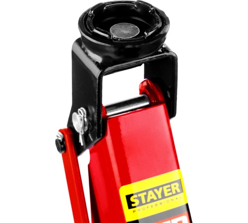 STAYER 2т, 130-350 мм, домкрат гидравлический подкатной RED FORCE 43153-2