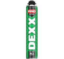 DEXX PRO, 750 мл, пистолетная, всесезонная, выход до 30 л, монтажная пена (41126) DEXX PRO, 750 мл, пистолетная, всесезонная, выход до 30 л, монтажная пена (41126)