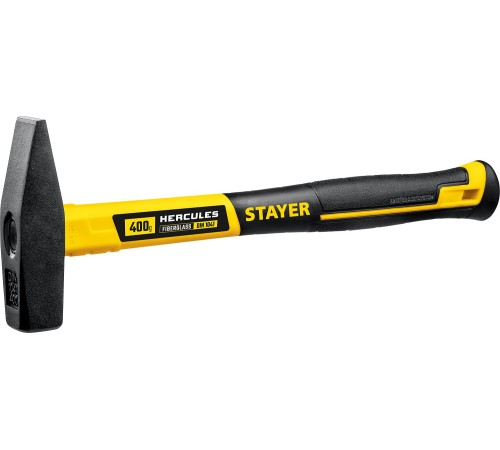 STAYER 400 г, с фиберглассовой рукояткой, молоток слесарный 20050-04_z02 STAYER 400 г, с фиберглассовой рукояткой, молоток слесарный 20050-04_z02