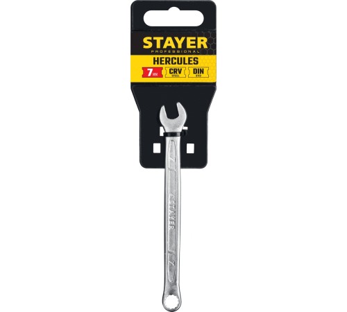 STAYER 7 мм, комбинированный гаечный ключ 27081-07_z01 STAYER 7 мм, комбинированный гаечный ключ 27081-07_z01