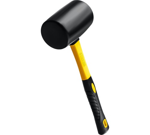 STAYER 680 г, киянка резиновая черная с фиберглассовой ручкой 2054-75 Professional STAYER 680 г, киянка резиновая черная с фиберглассовой ручкой 2054-75 Professional