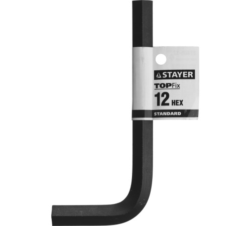STAYER 12 мм, имбусовый ключ 27405-12 STAYER 12 мм, имбусовый ключ 27405-12