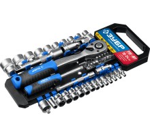 ЗУБР ТБ-51, 51 предм., (1/2″), набор торцовых головок, Профессионал (27647-H50)