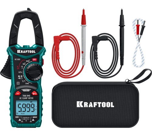 KRAFTOOL KC-300 Цифровые токовые клещи (59832) KRAFTOOL KC-300 Цифровые токовые клещи (59832)