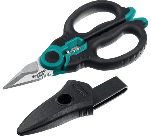 KRAFTOOL ELECTRIC, 4 в 1, 160 мм, с чехлом, ножницы электрика (23356) KRAFTOOL ELECTRIC, 4 в 1, 160 мм, с чехлом, ножницы электрика (23356)