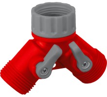 GRINDA GS-2, 3/4″, двухканальный, с внутренней резьбой, ударопрочный пластик, поливочный распределитель (8-426310) GRINDA GS-2, 3/4″, двухканальный, с внутренней резьбой, ударопрочный пластик, поливочный распределитель (8-426310)