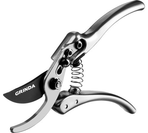 GRINDA 210 мм, с алюминиевыми коваными рукоятками, плоскостной секатор 423421 GRINDA 210 мм, с алюминиевыми коваными рукоятками, плоскостной секатор 423421