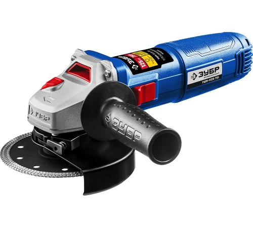 ЗУБР 750 Вт, 125 мм, одноручный хват, углошлифовальная машина (болгарка) УШМ-П125-750 Профессионал