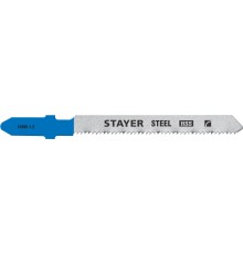 STAYER T218A, 2 шт, 50 мм / 1.2 мм, T-хвост., HSS сталь, фигурный рез по металлу толщиной 0.9-3 мм, полотна для лобзика (15995-1.2) STAYER T218A, 2 шт, 50 мм / 1.2 мм, T-хвост., HSS сталь, фигурный рез по металлу толщиной 0.9-3 мм, полотна для лобзика (15995-1.2)