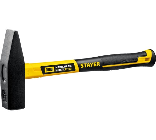 STAYER 1000 г, с фиберглассовой рукояткой, молоток слесарный Hercules 20050-10_z02 STAYER 1000 г, с фиберглассовой рукояткой, молоток слесарный Hercules 20050-10_z02