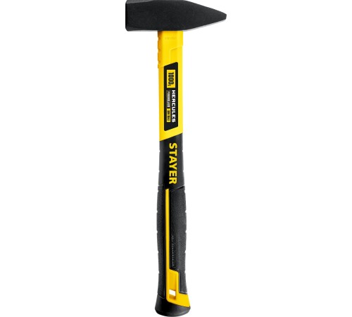 STAYER 1000 г, с фиберглассовой рукояткой, молоток слесарный Hercules 20050-10_z02 STAYER 1000 г, с фиберглассовой рукояткой, молоток слесарный Hercules 20050-10_z02