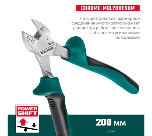 KRAFTOOL 200 мм, бокорезы 22011-5-20_z01 KRAFTOOL 200 мм, бокорезы 22011-5-20_z01