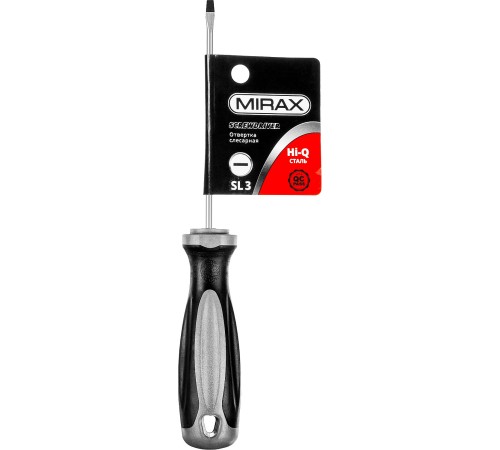 MIRAX SL3х100 мм, отвертка 25095-03-10 MIRAX SL3х100 мм, отвертка 25095-03-10