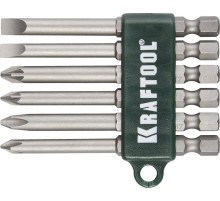 KRAFTOOL KraftMax, 6 шт, набор бит (26061-H6) KRAFTOOL KraftMax, 6 шт, набор бит (26061-H6)