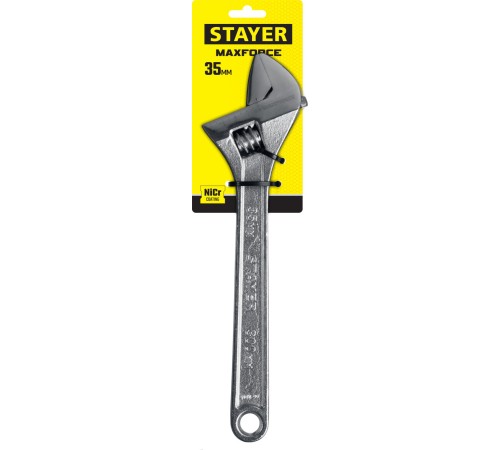 STAYER 300/35 мм, ключ разводной MAX-Force 2725-30_z01 STAYER 300/35 мм, ключ разводной MAX-Force 2725-30_z01